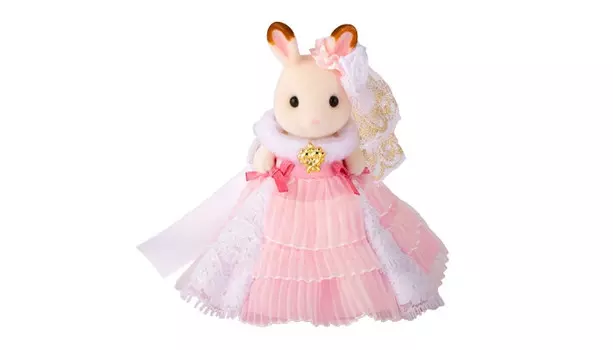 Sylvanian Families Шоколадная крольчонок в роскошном платье