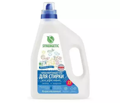 Synergetic Гель для стирки белья Universal Бескрайний Океан 1,5 л