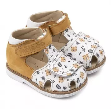 Tapiboo Сандалии кожаные детские Тигрята 26021