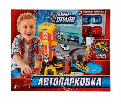 Технодрайв Автопарковка с машинками