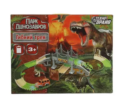 Технодрайв Гибкий автотрек Парк динозавров 1910B045-R