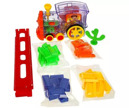 Технодрайв Настольная игра Паровозик-домино