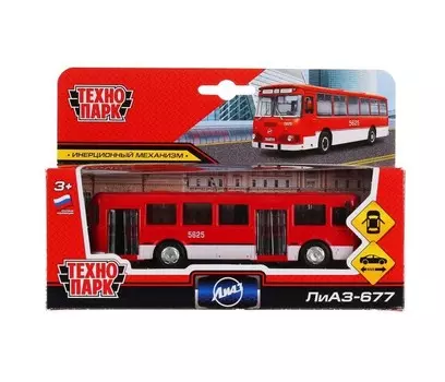 Технопарк Инерционная машина Автобус Лиаз-677