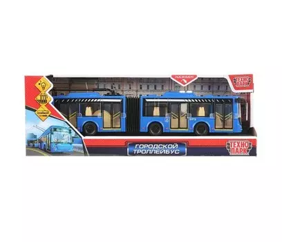 Технопарк Инерционная машина Городской троллейбус со светом и звуком