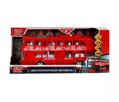 Технопарк Инерционная модель Двухэтажный автобус