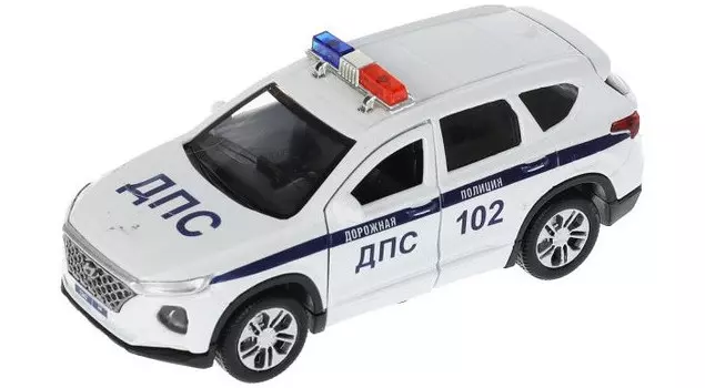 Технопарк Машина Hyundai Santafe Полиция 12 см