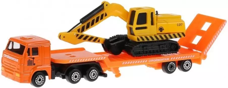 Технопарк Машина Камаз Транспортер с дополнительной машинкой 7.5 см SB-15-04-6-WB