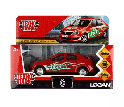 Технопарк Машина металл Renault Logan доставка Пиццы