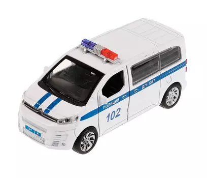 Технопарк Машина металлическая Citroen Space Полиция 12 см