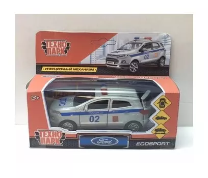 Технопарк Машина металлическая Ford Ecosport полиция 12 см