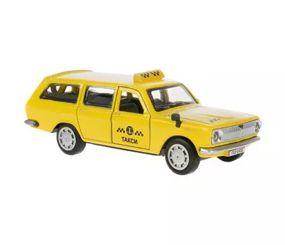 Технопарк Машина металлическая ГАЗ-2402 Волга такси 12 см