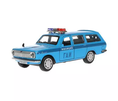 Технопарк Машина металлическая ГАЗ -2402 волга милиция 12 см