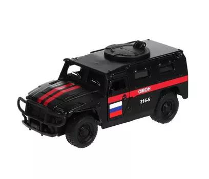 Технопарк Машина металлическая ГАЗ Тигр Омон 13.7 см