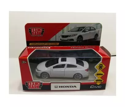 Технопарк Машина металлическая Honda Civic 12 см