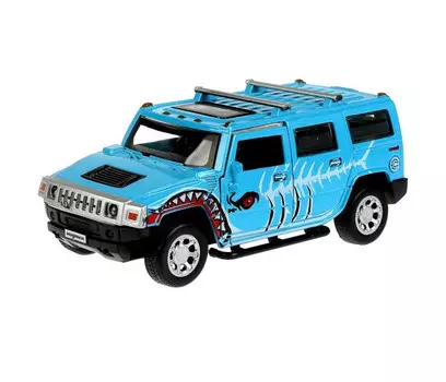 Технопарк Машина металлическая Hummer H2 Хищники 12 см