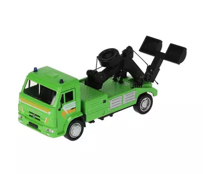 Технопарк Машина металлическая КамАЗ Эвакуатор 15 см