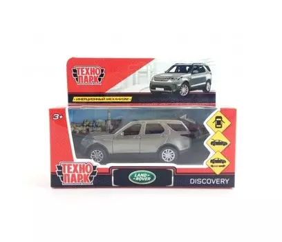 Технопарк Машина металлическая Land Rover Discovery 12 см