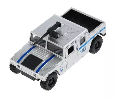 Технопарк Машина металлическая Полицейский внедорожник Пикап 12 см