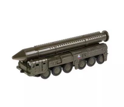 Технопарк Машина металлическая Ракетный комплекс 17 см