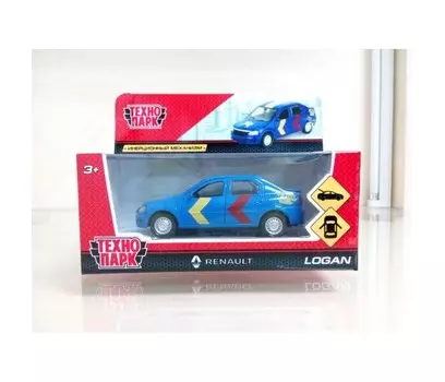 Технопарк Машина металлическая Renault Logan