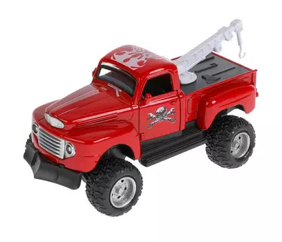 Технопарк Машина металлическая со светом и звуком Джип Монстр 12 см