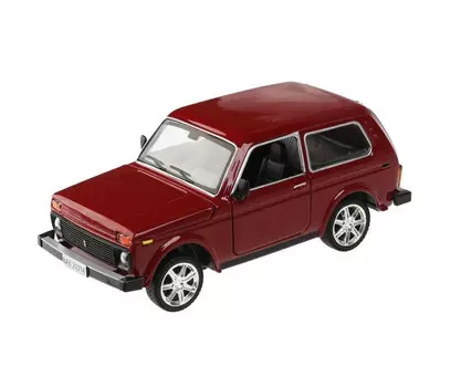 Технопарк Машина металлическая со светом и звуком Lada 4х4 17 см