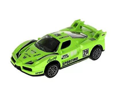 Технопарк Машина металлическая со светом и звуком Спорткар 10 см
