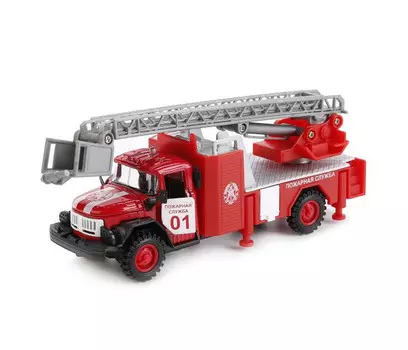 Технопарк Машина металлическая со светом и звуком Зил 131 Аварийная 14 см