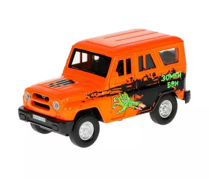 Технопарк Машина металлическая УАЗ Хантер Зомби 12 см
