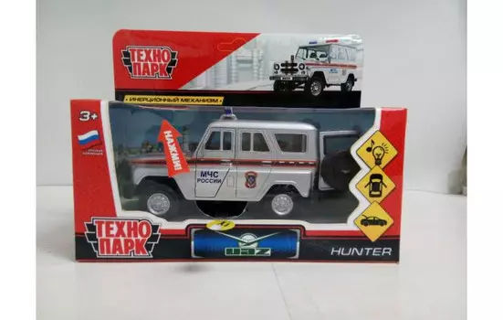 Технопарк Машина металлическая УАЗ Hunter МЧС