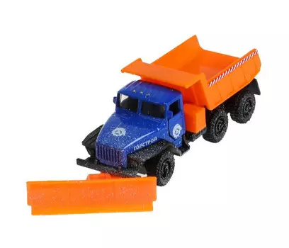 Технопарк Машина металлическая Урал Снегоуборочная 12 см