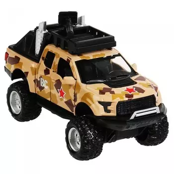 Технопарк Машина металлическая Военный пикап 13 см