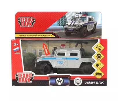 Технопарк Машина полиция 12 см