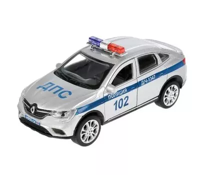 Технопарк Машина Renault Arkana Полиция 12 см ARKANA-12SLPOL