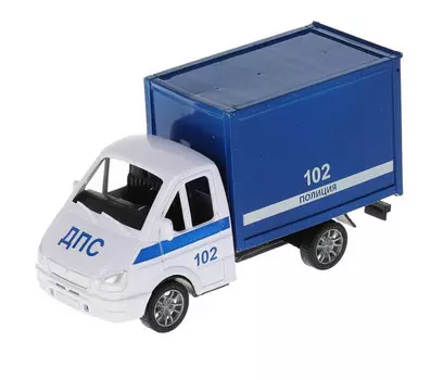 Технопарк Машина со светом и звуком Газель 3202 Полиция 15 см