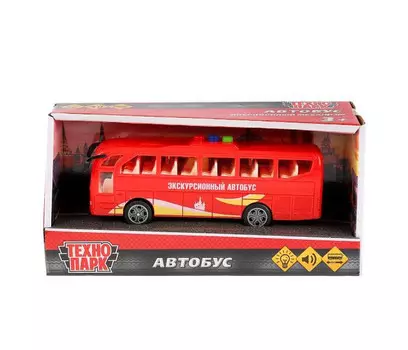 Технопарк Модель Автобус 17 см