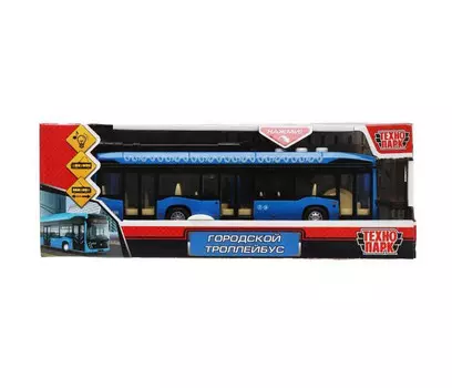 Технопарк Модель Городской Троллейбус 19 см