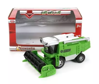 Технопарк Пластиковый инерционный комбайн 22 см