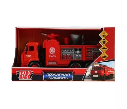 Технопарк Пожарная машина 21 см