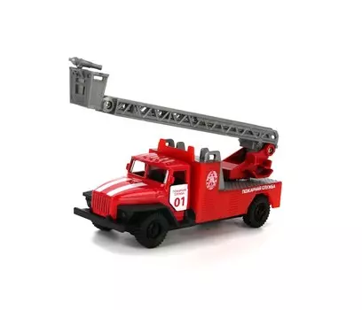 Технопарк Пожарная машина Урал 12см
