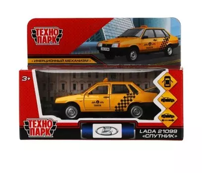 Технопарк Такси Спутник ВАЗ-21099 12 см