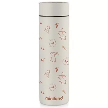 Термос Miniland для жидкостей Natur Thermos зайчики 450 мл