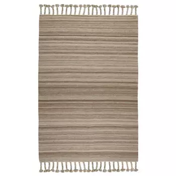 Tkano Ковер из шерсти и хлопка с кисточками Ethnic 180х120 см