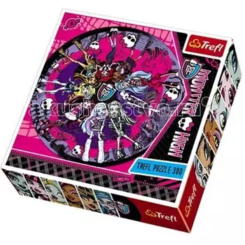 Trefl Круглый пазл Монстр Хай - 300 деталей