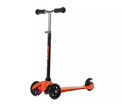 Трехколесный самокат Novatrack Foxx со светящимися колесами