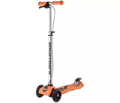 Трехколесный самокат Novatrack RainBow с ручным тормозом