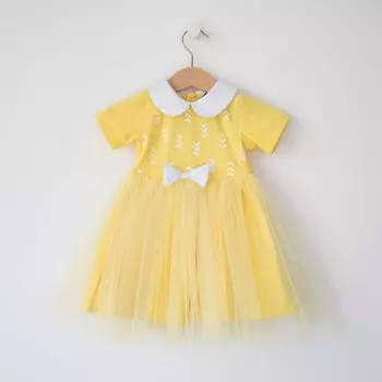 Trendyco kids Платье трикотажное с фатином