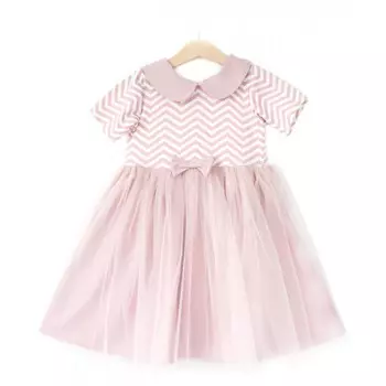 Trendyco kids Платье зигзаги