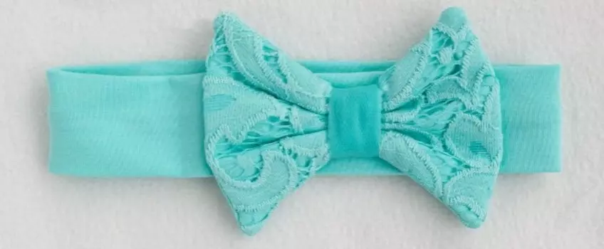 Trendyco kids Повязка бант с гипюром