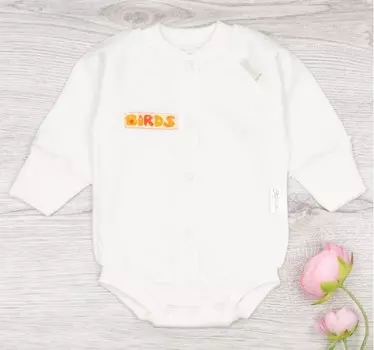Трия Боди Футер для новорожденных Birds